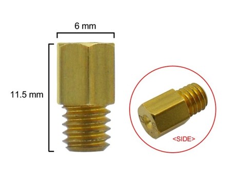 Pääsuuttimet, kuuskantti - kaikki Mikuni Moottorikelkka kaasuttimet